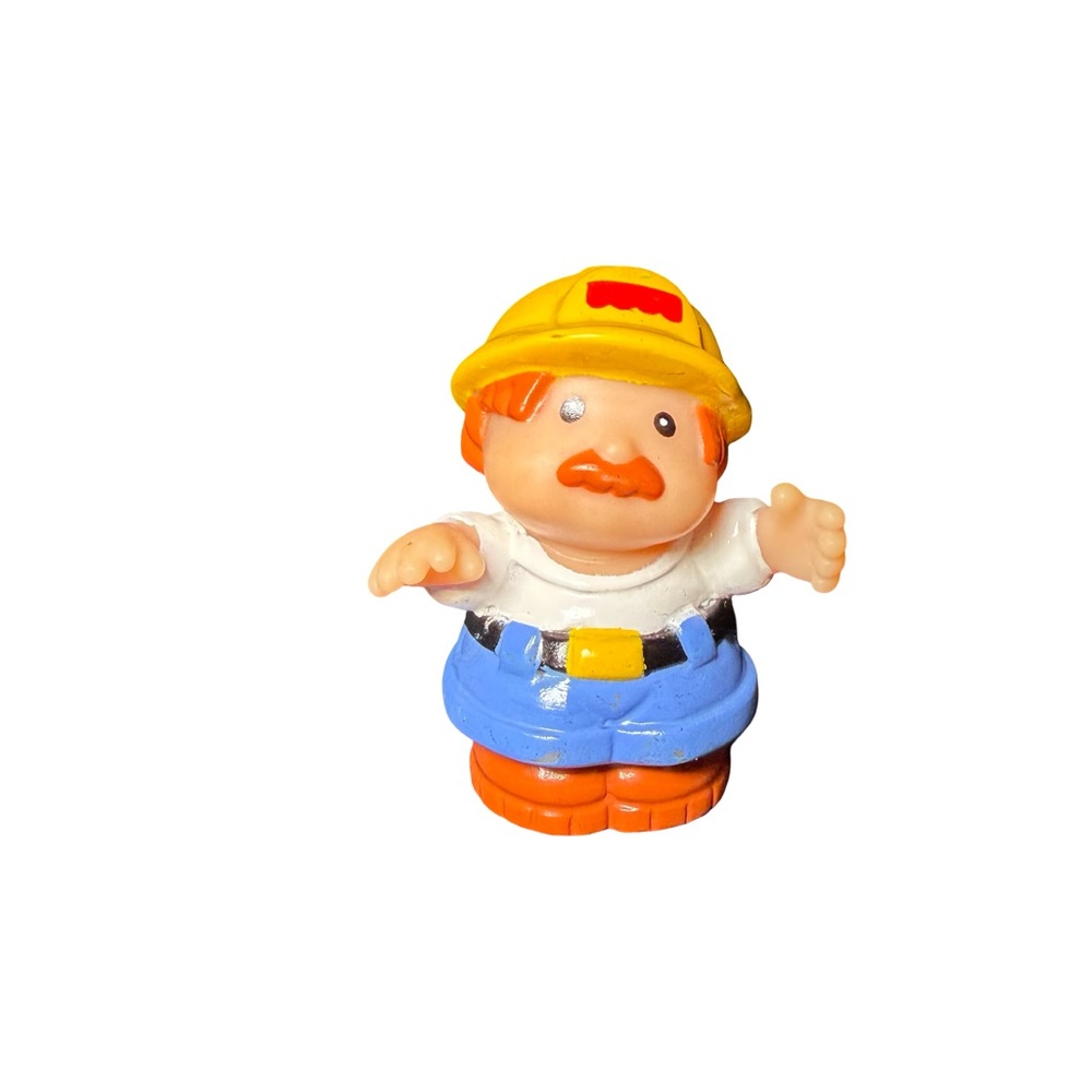 Fisher Price Little People CONSTRUCTION WORKER MAN 2000